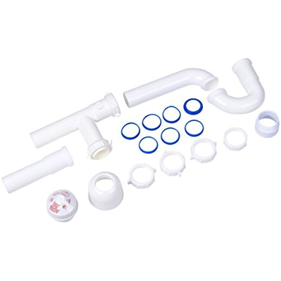 Oatey 39239 1.5&quot; 6 DFU AAV Installation Kit 1-1/2&quot; P-trap, 6&quot; extension ... - $40.06