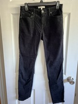 JOIE Black Velvet Skinny Pant with Size 28 - £39.56 GBP