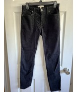 JOIE Black Velvet Skinny Pant with Size 28 - £38.91 GBP