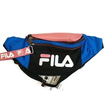 FILA Fanny Pack Blue Pink Black Sling Bag Purse Adjustable Spacious - £17.26 GBP