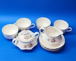 Vintage Cunningham &amp; Pickett Homer Laughlin WAYSIDE Coffee Service For 4... - $39.97