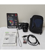 Canon PowerShot SX100 IS Black Digital Camera Bundle Works Great - $123.75