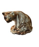 Peg&#39;s &quot;Baked Alaska&quot; Brown Swirl Ceramic Bear Art Pottery 6&quot; H x 7&quot; L x ... - $44.96 CAD