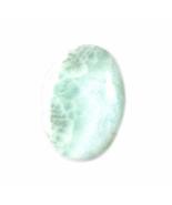 33.22 Carats TCW 100% Natural Beautiful Larimar Oval Cabochon Gem by DVG - £15.36 GBP