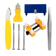 Watch Battery Replacement Tool Kit Watch Holder Flat Screwdrivers Tweeze... - $313.82 MXN