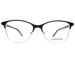 Calvin Klein Eyeglasses Frames CK5464 001 Black Silver Square Full Rim 5... - $27.83