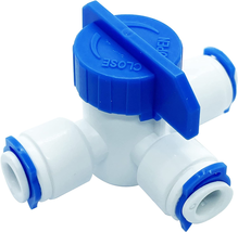 ZIGZAGSTORM Auto Top off 3 Way Ball Valve 1/4 Inch Input 1/4 Inch Output... - £10.02 GBP
