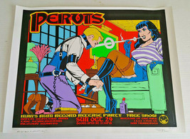 Pervis Poster Kozik Signed &amp; Dedicated Numbered Edition 1995 22.5&quot; X 17.75&quot; - £384.21 GBP