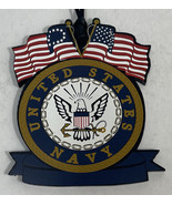 Shelia's Christmas Ornament - United States Navy - American Flag - $14.99