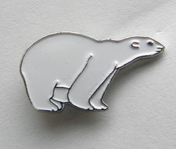 Arctic White Polar Bear Wildlife Animal Lapel Pin Badge 3/4 Inch - £4.53 GBP