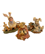 Figurines Boyds Bears &amp; Friends Lot of 3 Bearstone Collection Easter Bun... - £21.83 GBP
