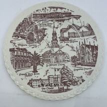 Americas Most Historical City Charleston South Carolina Plate By Vernon Kilns - £25.50 GBP