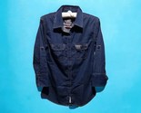 SuperDry Co. Denim Goods Long Sleeve Button Front Shirt  Women&#39;s Med Blu... - £21.65 GBP