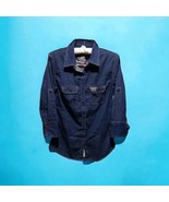 SuperDry Co. Denim Goods Long Sleeve Button Front Shirt  Women&#39;s Med Blu... - £22.15 GBP
