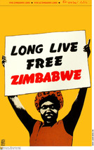 Political Anti-Apartheid POSTER.Long Live ZIMBABWE.African History art.africa 42 - $13.29