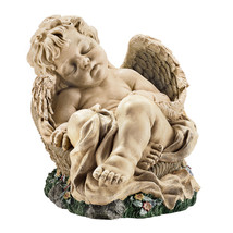 9&quot; Sleeping Angel Christian Religious Sculpture (small) - $59.39