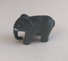 Vintage Soma Gray Elephant 1.25&quot; x 1.75&quot; Collectible Toy Figure - $7.75