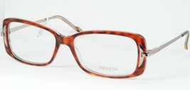 Revlon Rv 062 W42 Transparent Tortoise Amber /CLEAR Eyeglasses Frame 53-15-135mm - £73.44 GBP