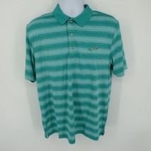 Greg Norman Mens Medium Play Dry Teal Polo Shirt New With Tags - £14.20 GBP