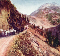 Mount Abram From Ouray Toll Road Postcard Vintage Posted 1908 - £11.85 GBP