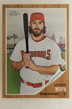 Jayson Werth 2011 Topps Heritage Chrome C138 984/1962 Baseball Card Nati... - $1.97