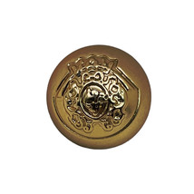 Talbots Gold Tone Plastic Coat of Arms Sweater Main Replacement button .60&quot; - £2.69 GBP