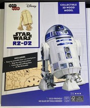 NIP Disney Star Wars R2-D2 Incredi Builds 3D Wood Collectible Model Kit NEW - £4.96 GBP
