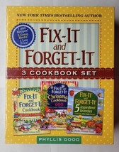 Fix-It and Forget-It Box Set 3 Slow Cooker Classics in 1 Gift Set Phyllis Good - £13.55 GBP