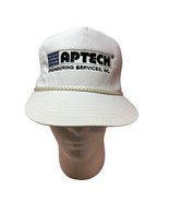 Vintage aptech Hat Rope engineering services advertising baseball snapba... - $12.19