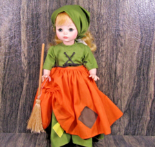 Vintage 1965 Madame Alexander Poor Cinderella 13&quot; Doll Retired Green Sle... - $24.74