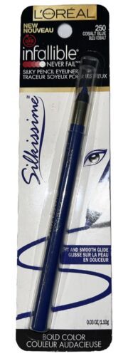 Primary image for Loreal Infallible Silkissime Eyeliner #250 COBALT BLUE (New/Sealed) Discontinued