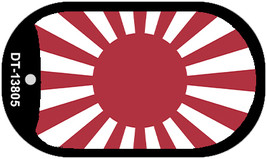 Rising Sun Japan Novelty Metal Dog Tag Necklace - £12.60 GBP