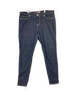 Women&#39;s Size 11 Skinny Jeans Classic Stretch Blue &amp; Red Denim Stylish Comfy - £9.41 GBP