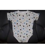 Little Legends Teddy Bear Print Snap Tee Shirt Size 12 Months Boy's EUC - €7,84 EUR