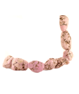 Beads Dyed Pink Magnesite Nuggets 16 inch strand 30-40mm Chunky Boho Fun - $11.53 CAD