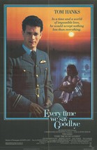 Every Time We Say Goodbye original 1986 vintage one sheet poster - £179.45 GBP