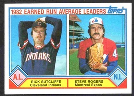 Earned Run Average Leaders Cleveland Indians Montreal Expos 1983 Topps #707 nm - £0.47 GBP