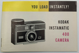 Kodak Instamatic 400 Camera Instruction Manual Owners Booklet Guide Vintage 58 - £7.38 GBP
