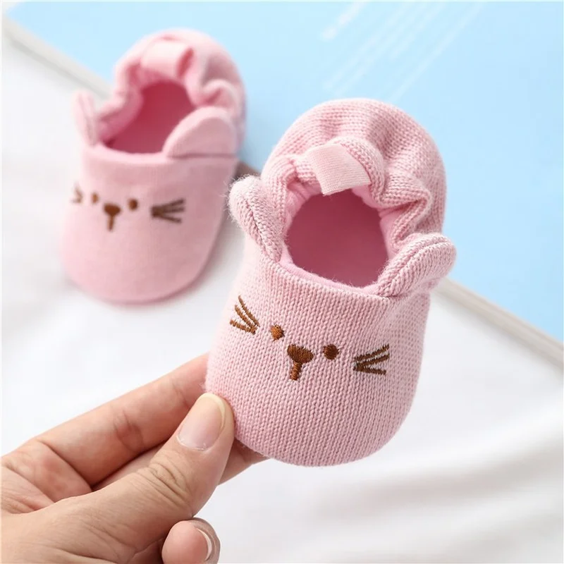 Play Toddler Girl Knitted Shoes First Walkers Snow Boots Newborn Baby Autumn Win - £23.15 GBP