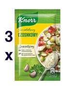 Knorr SALAD Dressing mix: GARLIC - 3 sachets/ 9 servings- FREE SHIPPING - £5.43 GBP