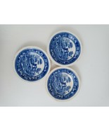 Vintage Set of 3 Copeland Spode&#39;s Tower China Saucers 5.75&quot; Made In England - $40.43 CAD