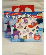 Mindware Penguins Stickers 40 Count With Fold Out Winter Scene - £5.42 GBP
