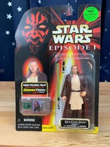 1999 Hasbro STAR WARS Episode I Comm Tech Qui-Gon Jinn (Nab00) with Ligh... - £12.47 GBP