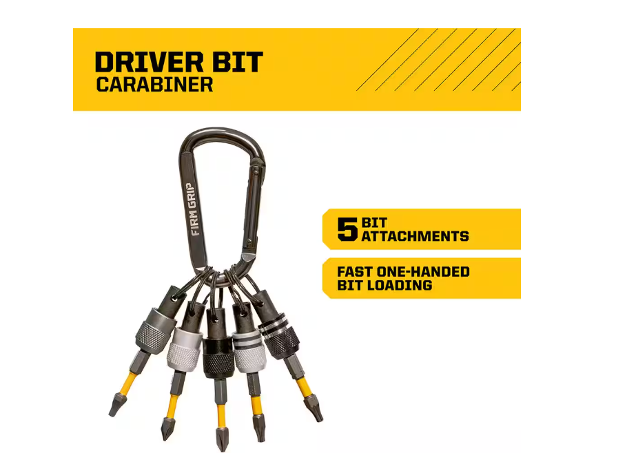 Build-A-Rig 3/4 in. x 3 3/16 in. Impact Driver Bit Steel Carabiner by FI... - $23.37