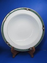 Mikasa L3115 Serena Jade Set Of Two 10 1/4&quot; Rimmed Serving Bowls Excelle... - £22.75 GBP