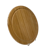 NuWave Oven Pizza Bamboo Wood Round Cutting Board 14 Inch New Sealed - $336.61 MXN