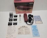 Vintage Andis Professional Speedmaster Hair Clippers Burgundy - RARE - W... - $811.79