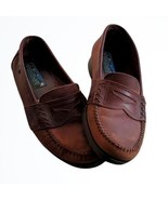Vintage Eastland Men&#39;s Brown Leather Penny Loafer Slip On Dress Shoes Si... - £37.35 GBP