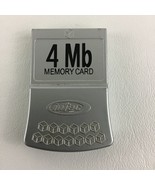Intec 4 Mb Memory Card Game Cube Wii Video Game System Accessory Silver - €13,05 EUR