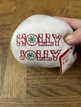 Holly Jolly Plush Snowball Toy - £6.09 GBP